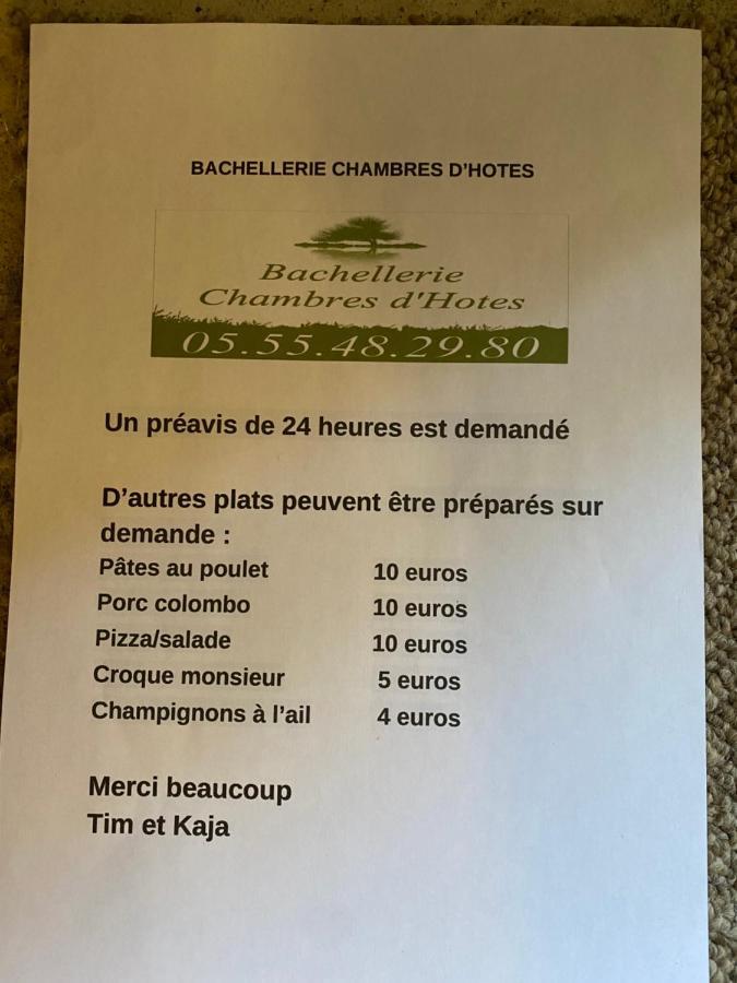 Bed and Breakfast Bachellerie Chéronnac Exterior foto